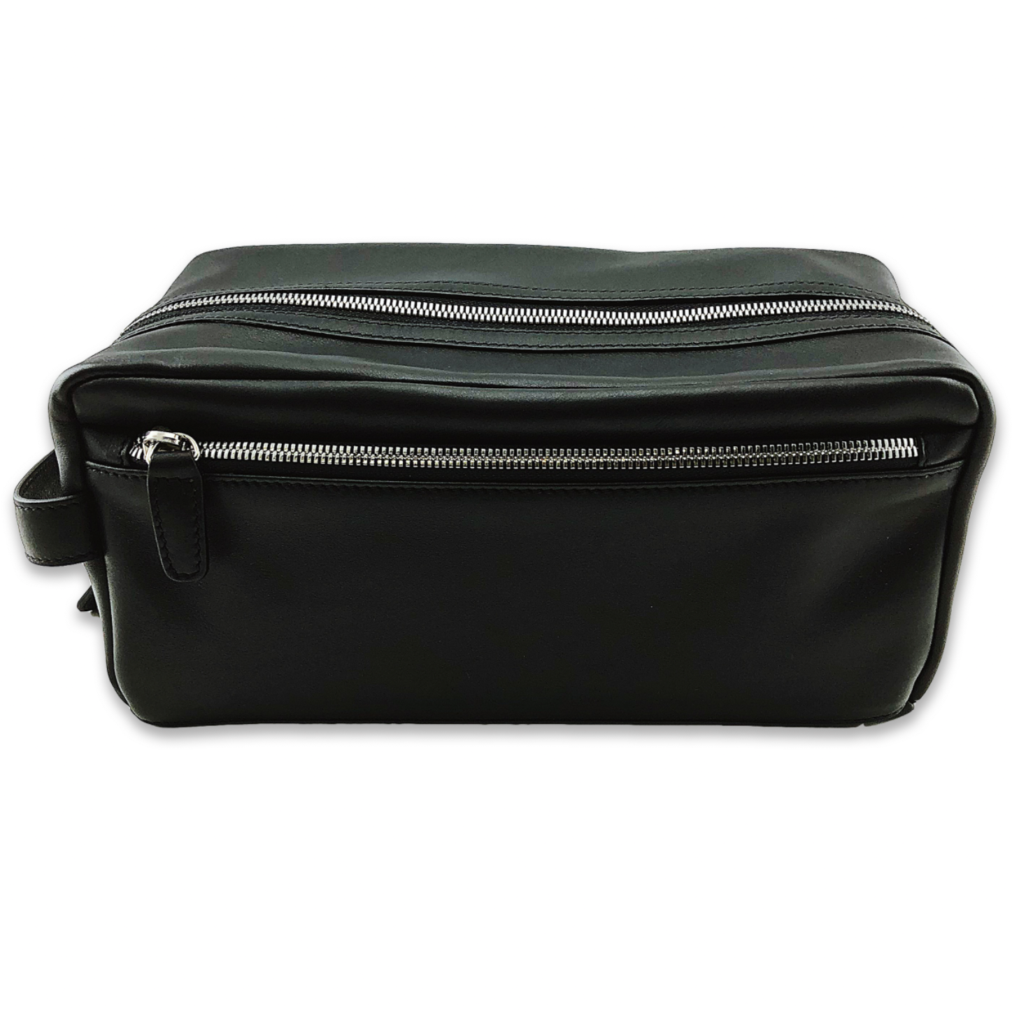 Leather Toiletry Bag (Black) | Gentil Uomo