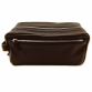 Leather Toiletry Bag (Brown)