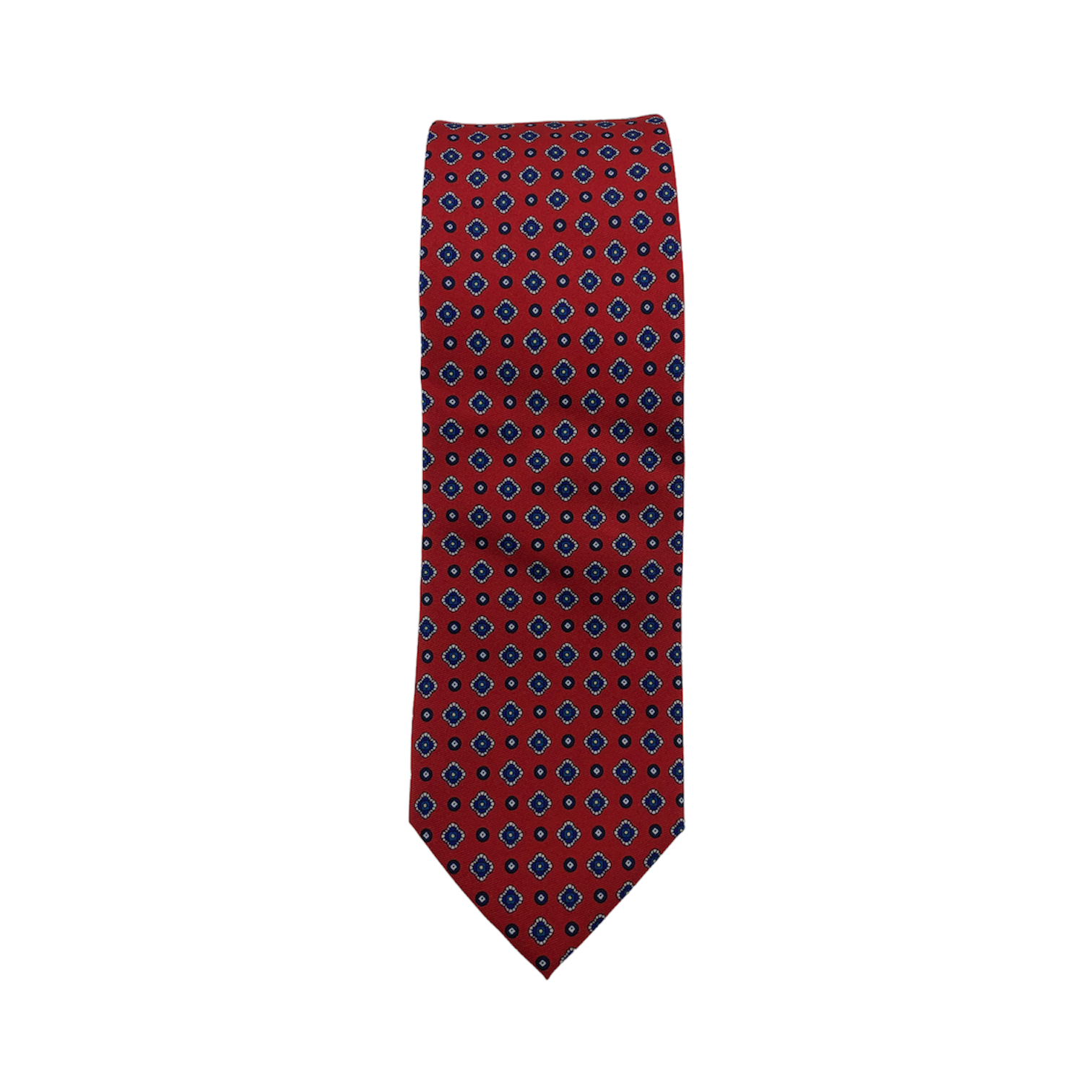 Caracciolo Tie (Red Medallion) | Gentil Uomo