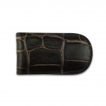 Leather Money Clip (Brown)