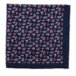 Sanmarco Pocket Square (Navy)