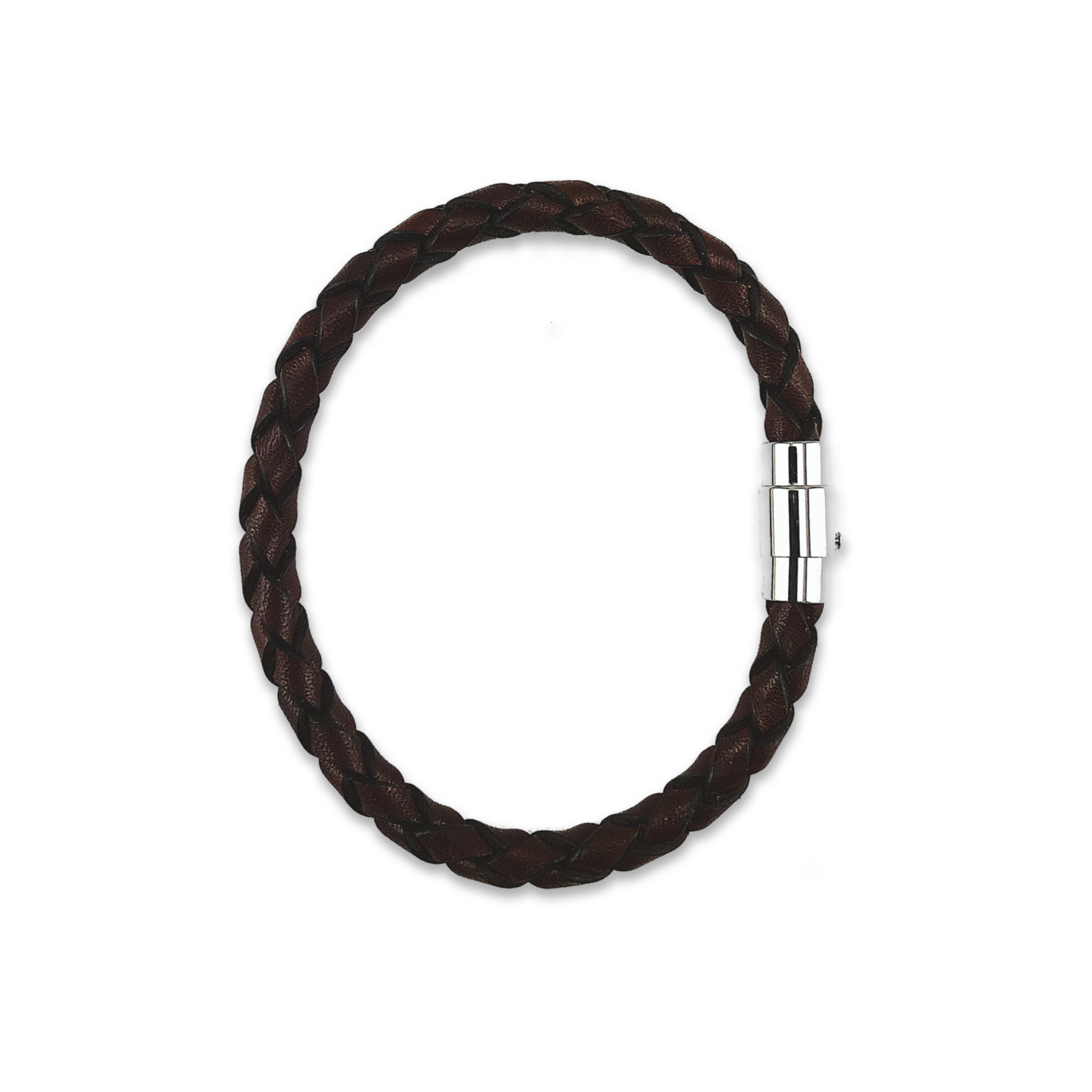 Single Wrap Leather Bracelet (Burgundy)