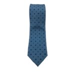 Caracciolo Tie (Blue Geometric)