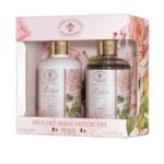 Saponificio Artigianale Fiorentino Rose Liquid Soap & Body Wash Set