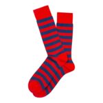 Marcoliani Socks Gondola Stripe Red