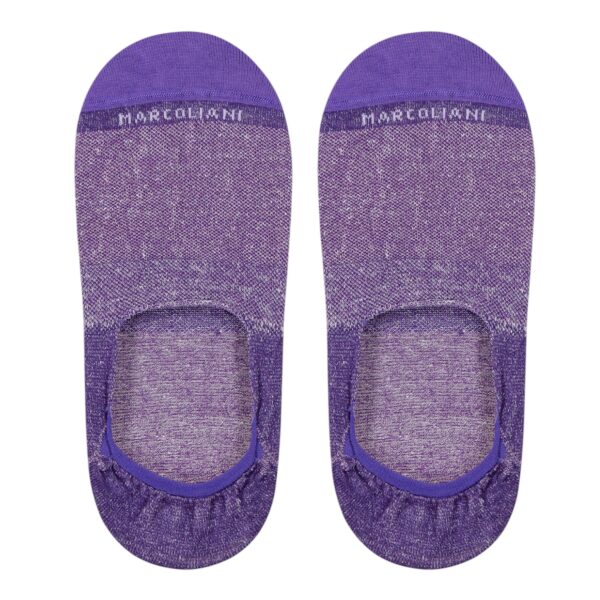 Marcoliani No-Show Socks Piquè Lavender