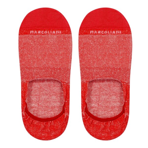 Marcoliani No-Show Socks Piquè Coral