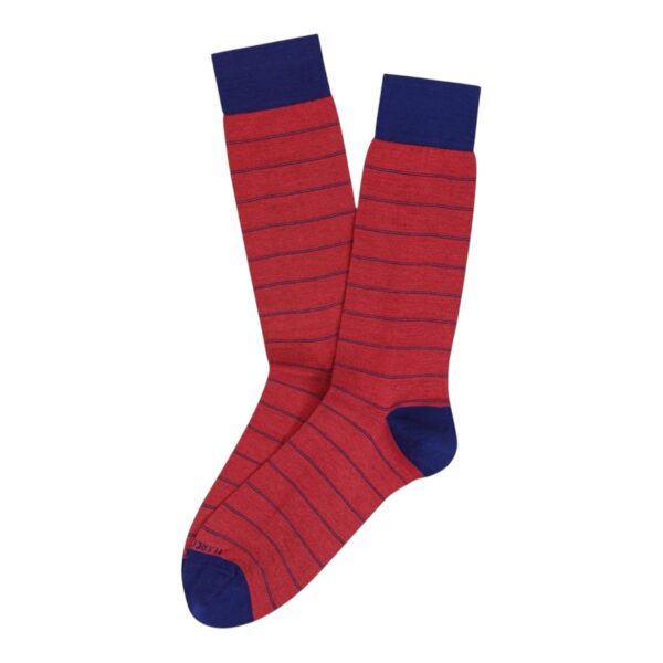 Marcoliani Socks Micro Stripes Coral