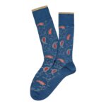 Marcoliani Socks Fatehur Paisley Blue